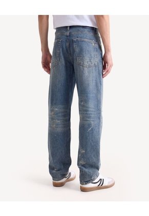 Jean Loose Taper  Para Hombre Azul Seven Seven