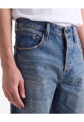 Jean Loose Taper  Para Hombre Azul Seven Seven