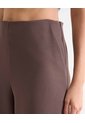 Pantalón Tiro Alto Bota Amplia  Para Mujer Café Seven Seven de Seven Seven