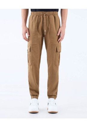 Pantalon Para Hombre Jogger Color Camel Marca Seven Seven #45070992