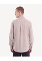 Camisa Rústica Regular  Para Hombre Beige Seven Seven de Seven Seven