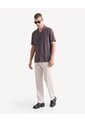 Camisa Resort Tacto Suave  Para Hombre Café Seven Seven de Seven Seven