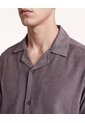 Camisa Resort Tacto Suave  Para Hombre Café Seven Seven de Seven Seven