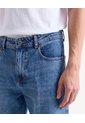 Jean Straight Desgaste  Para Hombre Azul Seven Seven de Seven Seven