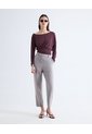 Blusa Escote Ojal Ajustable  Para Mujer Vino Seven Seven de Seven Seven
