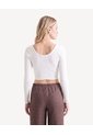 Camiseta Seamless Cuello Redondo  Para Mujer Blanco Seven Seven de Seven Seven