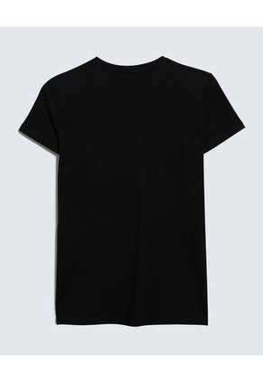 Camiseta Para Mujer Seven Seven Color Negro Material Algodón 100%