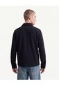 Camisa Harrington Texturizada  Para Hombre Negro Seven Seven de Seven Seven