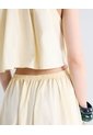 Vestido Midi Con Abertura  Para Mujer Crema Seven Seven de Seven Seven