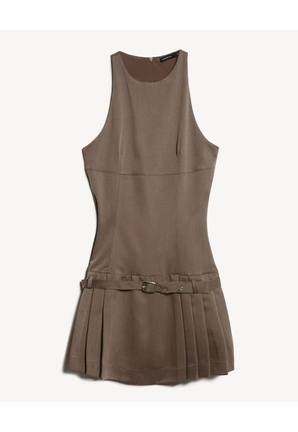 Vestido Para Mujer M/Sisa Corto Color Café Marca Seven Seven #28171420