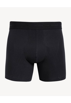 Pack X3 Bóxer Medio X3 Para Hombre Negro Seven Seven