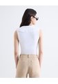 Camiseta Cuello Bebé  Para Mujer Crudo Seven Seven de Seven Seven