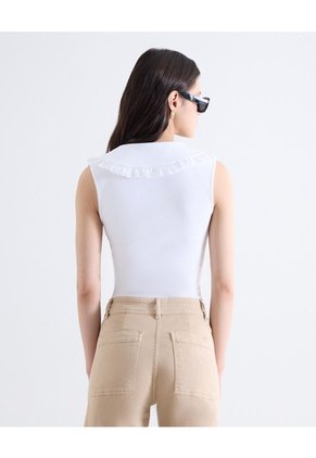 Camiseta Cuello Bebé Para Mujer Crudo Seven Seven