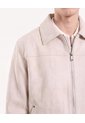 Chaqueta Harrington Suede  Para Hombre Taupe Seven Seven de Seven Seven