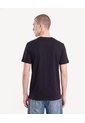 Camiseta Bordado Frontal  Para Hombre Negro Seven Seven de Seven Seven