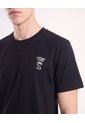 Camiseta Bordado Frontal  Para Hombre Negro Seven Seven de Seven Seven