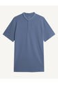Polo Para Hombre Cuello Mao  Color Azul  Marca Seven Seven #45110728 de Seven Seven