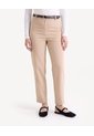 Pantalón Chino Con Cinturón  Para Mujer Taupe Seven Seven de Seven Seven