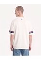 Camiseta Tricot Bordada  Para Hombre Marfil Seven Seven de Seven Seven