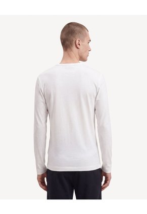 Camiseta Henley Tricot Para Hombre Marfil Seven Seven