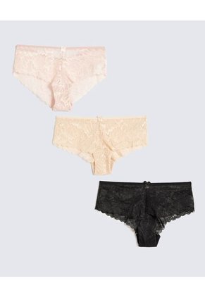 Panty Para Mujer Hipster Color Marfil Marca Seven Seven #28800111