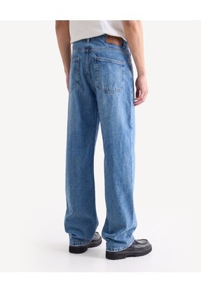 Jean Loose Azul Claro  Para Hombre Azul Seven Seven
