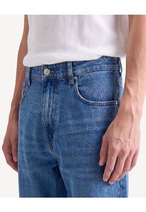 Jean Loose Azul Claro  Para Hombre Azul Seven Seven