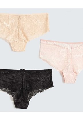 Panty Para Mujer Hipster Color Marfil Marca Seven Seven #28800111