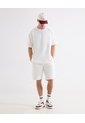Camiseta Tejida Texturizada Oversize  Para Hombre Marfil Seven Seven de Seven Seven