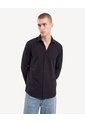 Camisa Viori Regular  Para Hombre Negro Seven Seven de Seven Seven