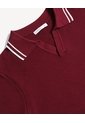 Polo Tejido Fit Regular  Para Hombre Vino Seven Seven de Seven Seven