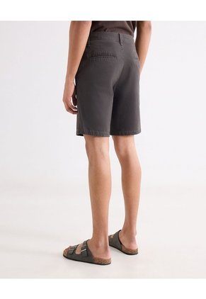 Short Chino Básico  Para Hombre Gris Seven Seven