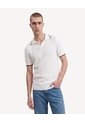 Polo Tricot Rayas  Para Hombre Marfil Seven Seven de Seven Seven