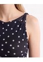 Camiseta Con Efecto Drapeado  Para Mujer Negro Seven Seven de Seven Seven