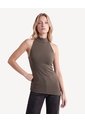 Blusa Cuello Alto   Para Mujer Verde Seven Seven de Seven Seven