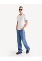 Polo Tricot Rayas  Para Hombre Marfil Seven Seven de Seven Seven