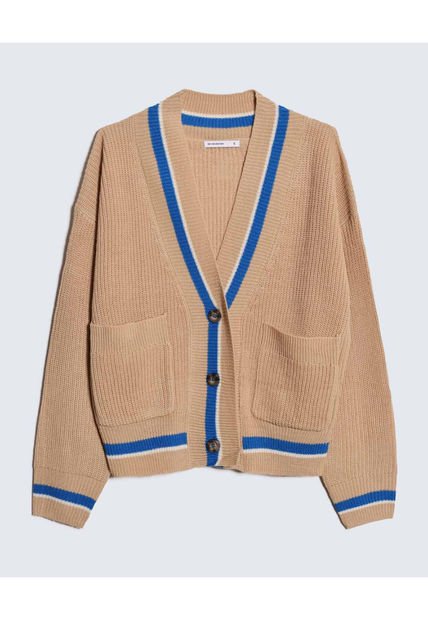 Saco Para Mujer Cardigan Color Camel Marca Seven Seven #28330665