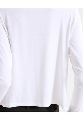 Blusa Drapeada Escote V Para Mujer Crudo Seven Seven