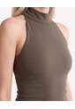 Blusa Cuello Alto   Para Mujer Verde Seven Seven de Seven Seven