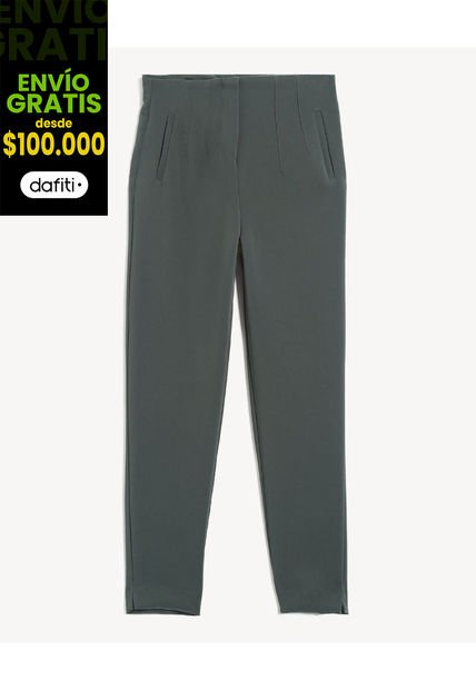 Pantalón Para Mujer Moda Color Verde Marca Seven Seven #28071917