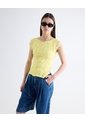 Blusa Espalda Ajustable  Para Mujer Amarillo Seven Seven de Seven Seven