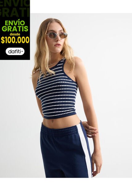 Camiseta Para Mujer Manga Sisa Cuello Redondo Color Vino Marca Seven Seven #28096261