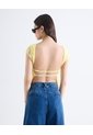 Blusa Espalda Ajustable  Para Mujer Amarillo Seven Seven de Seven Seven