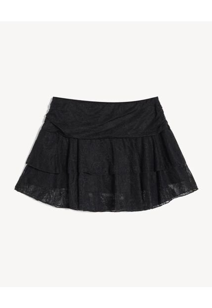 Falda Para Mujer Medio Color Negro Marca Seven Seven #28140962