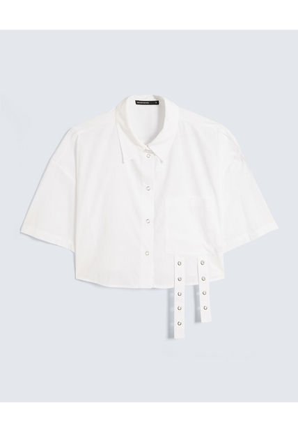 Blusa Para Mujer Manga Corta Color Marfil Marca Seven Seven #28124061