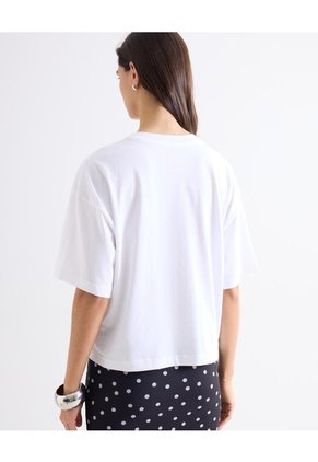 Camiseta Graphic Inspiración Lingerie  Para Mujer Crudo Seven Seven