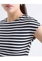 Camiseta Ajustada  Para Mujer Negro Seven Seven de Seven Seven