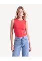 Camiseta Tejida Escote Redondo  Para Mujer Rojo Seven Seven de Seven Seven