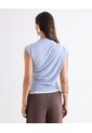 Camiseta Recogido Con Contraste  Para Mujer Azul Seven Seven de Seven Seven