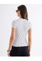 Camiseta Larga Cuello Redondo  Para Mujer Crudo Seven Seven de Seven Seven